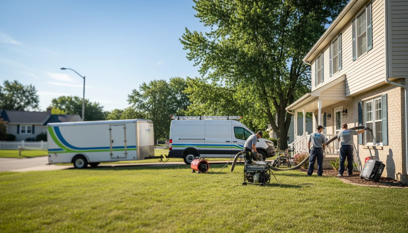 Flooded Basement Restoration And Cleanup With Repair in Hennepin, IL near me